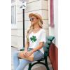Zeagoo Womens Summer Tops Short Sleeve Casual Shirts Floral Tee Trendy 2026 Basics V Neck Plain Tshirt(Sp139)