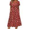 2601 Red Floral