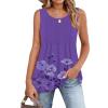 Floral Purple Printed