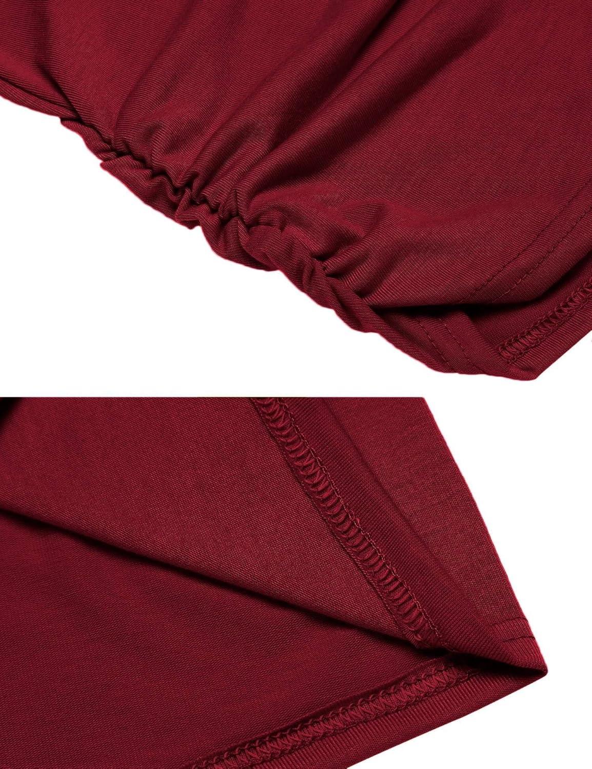 imageZeagoo Tank Top for Women Trendy Going Out Tops Sleeveless Shirts Ruched Business Casual Basic Tunic TopsWine Red