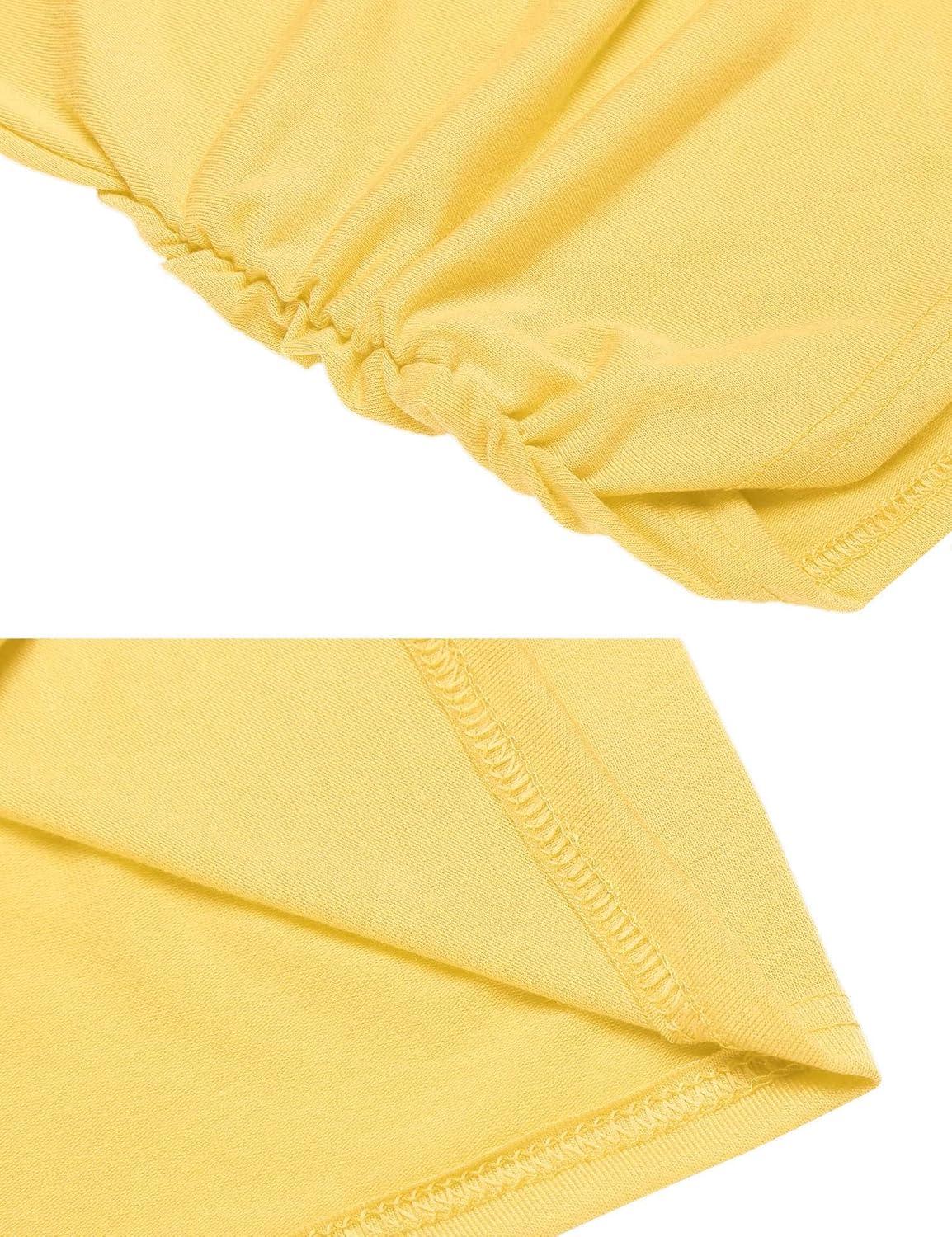 imageZeagoo Tank Top for Women Trendy Going Out Tops Sleeveless Shirts Ruched Business Casual Basic Tunic TopsYellow