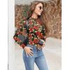ZEAGOO Womens Mesh Long Sleeve Tops Mock Neck Going Out See Through Shirts Sexy Sheer Blouses Clubwear S-XXL(Dh107)