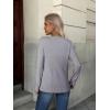 ZEAGOO Womens Sweaters Long Sleeve Tops Crew Neck Knit Pullover Sweaters Fall Fashion 2026 Dressy Casual Basic Clothes(A Grey)