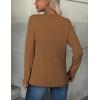 ZEAGOO Womens Sweaters Long Sleeve Tops Crew Neck Knit Pullover Sweaters Fall Fashion 2026 Dressy Casual Basic Clothes(A Light Brown)