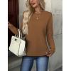 ZEAGOO Womens Sweaters Long Sleeve Tops Crew Neck Knit Pullover Sweaters Fall Fashion 2026 Dressy Casual Basic Clothes(A Light Brown)