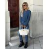 ZEAGOO Womens Sweaters Long Sleeve Tops Crew Neck Knit Pullover Sweaters Fall Fashion 2026 Dressy Casual Basic Clothes(A Royal Blue)
