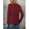 ZEAGOO Womens Sweaters Long Sleeve Tops Crew Neck Knit Pullover Sweaters Fall Fashion 2026 Dressy Casual Basic Clothes(A Wine Red)