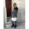 ZEAGOO Womens Sweaters Long Sleeve Tops Crew Neck Knit Pullover Sweaters Fall Fashion 2026 Dressy Casual Basic Clothes(Black-gray)