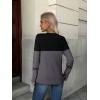ZEAGOO Womens Sweaters Long Sleeve Tops Crew Neck Knit Pullover Sweaters Fall Fashion 2026 Dressy Casual Basic Clothes(Black-gray)