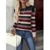 ZEAGOO Womens Sweaters Long Sleeve Tops Crew Neck Knit Pullover Sweaters Fall Fashion 2026 Dressy Casual Basic Clothes(Colorblock 229)