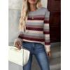 ZEAGOO Womens Sweaters Long Sleeve Tops Crew Neck Knit Pullover Sweaters Fall Fashion 2026 Dressy Casual Basic Clothes(Colorblock 276)