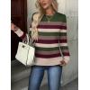 ZEAGOO Womens Sweaters Long Sleeve Tops Crew Neck Knit Pullover Sweaters Fall Fashion 2026 Dressy Casual Basic Clothes(Colorblock 277)