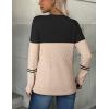 ZEAGOO Womens Sweaters Long Sleeve Tops Crew Neck Knit Pullover Sweaters Fall Fashion 2026 Dressy Casual Basic Clothes(Colorblock 724)