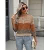 Zeagoo 3/4 Length Sleeve Women Tops Crew Neck Blouses Dressy Casual Summer T Shirts Loose Fit Business Work Clothes(Jh398-geometric)