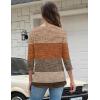 Zeagoo 3/4 Length Sleeve Women Tops Crew Neck Blouses Dressy Casual Summer T Shirts Loose Fit Business Work Clothes(Jh398-geometric)