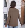 Zeagoo Fall Sweaters for Women 2025 Casual Crewneck Knit Long Sleeve Loose Pullover Sweater Outfits Tops(Brown)