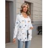 Zeagoo Lightweight Cardigan for Women 2026 Long Sleeve Open Front Casual Cardigans with Pockets(Bf290)