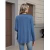 Zeagoo Lightweight Cardigan for Women 2026 Long Sleeve Open Front Casual Cardigans with Pockets(Blue)