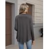 Zeagoo Lightweight Cardigan for Women 2026 Long Sleeve Open Front Casual Cardigans with Pockets(Grey)