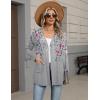 Zeagoo Lightweight Cardigan for Women 2026 Long Sleeve Open Front Casual Cardigans with Pockets(Hf36)