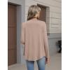 Zeagoo Lightweight Cardigan for Women 2026 Long Sleeve Open Front Casual Cardigans with Pockets(Khaki)