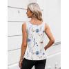 Zeagoo Silk Satin Tank Tops for Women Scoop Neck Sleeveless Camisole Tops 2026 Summer Basic Blouses(Bf112)
