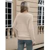 Zeagoo Sweaters for Women Long Sleeve Tops Soft Knit Crew Neck Pullover Sweater Lightweight Crochet 2026 Fall Outfits(Apricot)