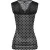 Zeagoo Tank Top for Women Trendy Going Out Tops Sleeveless Shirts Ruched Business Casual Basic Tunic Tops(Black Polka Dot)