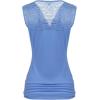 Zeagoo Tank Top for Women Trendy Going Out Tops Sleeveless Shirts Ruched Business Casual Basic Tunic Tops(Blue)