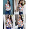 Zeagoo Tank Top for Women Trendy Going Out Tops Sleeveless Shirts Ruched Business Casual Basic Tunic Tops(Colorful Colorblock)