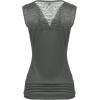 Zeagoo Tank Top for Women Trendy Going Out Tops Sleeveless Shirts Ruched Business Casual Basic Tunic Tops(Gray)