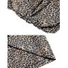 Zeagoo Tank Top for Women Trendy Going Out Tops Sleeveless Shirts Ruched Business Casual Basic Tunic Tops(Leopard Print)