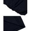 Zeagoo Tank Top for Women Trendy Going Out Tops Sleeveless Shirts Ruched Business Casual Basic Tunic Tops(Navy Blue)