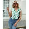 Zeagoo Tank Top for Women Trendy Going Out Tops Sleeveless Shirts Ruched Business Casual Basic Tunic Tops(St Patricks)