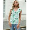 Zeagoo Tank Top for Women Trendy Going Out Tops Sleeveless Shirts Ruched Business Casual Basic Tunic Tops(St Patricks)