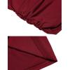 Zeagoo Tank Top for Women Trendy Going Out Tops Sleeveless Shirts Ruched Business Casual Basic Tunic Tops(Wine Red)