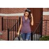 Zeagoo Tank Top for Women Trendy Going Out Tops Sleeveless Shirts Ruched Business Casual Basic Tunic Tops(Wineberry)