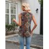Zeagoo Tank Top for Women V Neck Loose Fit Sleeveless Summer Tops Business Casual Outfits Dressy Blouses Shirts(01 Multicolor 721)