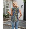 Zeagoo Tank Top for Women V Neck Loose Fit Sleeveless Summer Tops Business Casual Outfits Dressy Blouses Shirts(Multicolor 779)