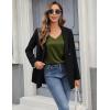 Zeagoo Women 2026 Silk Satin Tank Top Casual V Neck Camisole Blouses Loose Sleeveless Cami Basic Tank Shirt(C-army Green)