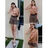 Zeagoo Women 2026 Silk Satin Tank Top Casual V Neck Camisole Blouses Loose Sleeveless Cami Basic Tank Shirt(Khaki)