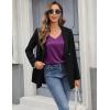 Zeagoo Women 2026 Silk Satin Tank Top Casual V Neck Camisole Blouses Loose Sleeveless Cami Basic Tank Shirt(Purple)