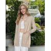 Zeagoo Women Long Cardigan Sweaters Lightweight Open Front Duster Knit Fashion Sweater Coats Trendy Cardigans with Pocket(Beige)