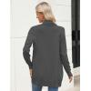 Zeagoo Women Long Cardigan Sweaters Lightweight Open Front Duster Knit Fashion Sweater Coats Trendy Cardigans with Pocket(Dark Gray)