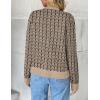 Zeagoo Women’s 2026 Cardigan Sweaters Button Down Crew Neck Open Front Long Sleeve Knit Cropped Jackets(Mix Beige)