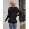 Zeagoo Women’s 2026 Fall Sweaters Long Sleeve V Neck Knit Pullovers Business Casual Sweater Tops(Black)