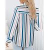 Zeagoo Womens Button Down Shirts Lantern Long Sleeve Blouse Business Casual Work Tops Floral Printed Outfits(Tw721)