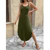 Zeagoo Women’s Casual Sundress Summer Maxi Sleeveless V Neck Split Boho Beach Dress Travel Vacation Dress with Pockets(Arg)