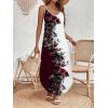 Zeagoo Women’s Casual Sundress Summer Maxi Sleeveless V Neck Split Boho Beach Dress Travel Vacation Dress with Pockets(Bf183)