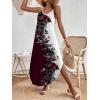 Zeagoo Women’s Casual Sundress Summer Maxi Sleeveless V Neck Split Boho Beach Dress Travel Vacation Dress with Pockets(Bf183)